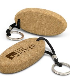 Woven Strap Cork Floating Key Ring