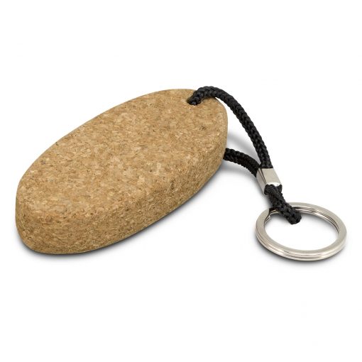 Woven Strap Cork Floating Key Ring - Image 3