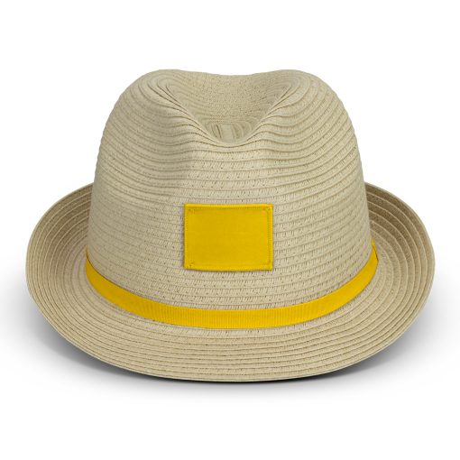 Classic Paper Weave Fedora Hat - Image 3