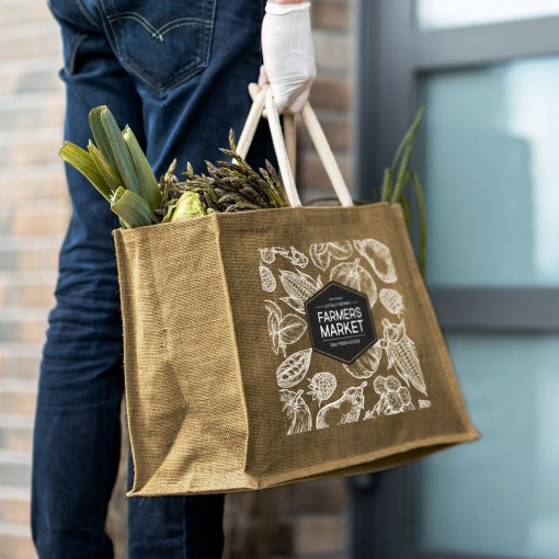 Stylish Jute Tote Bag - Image 2